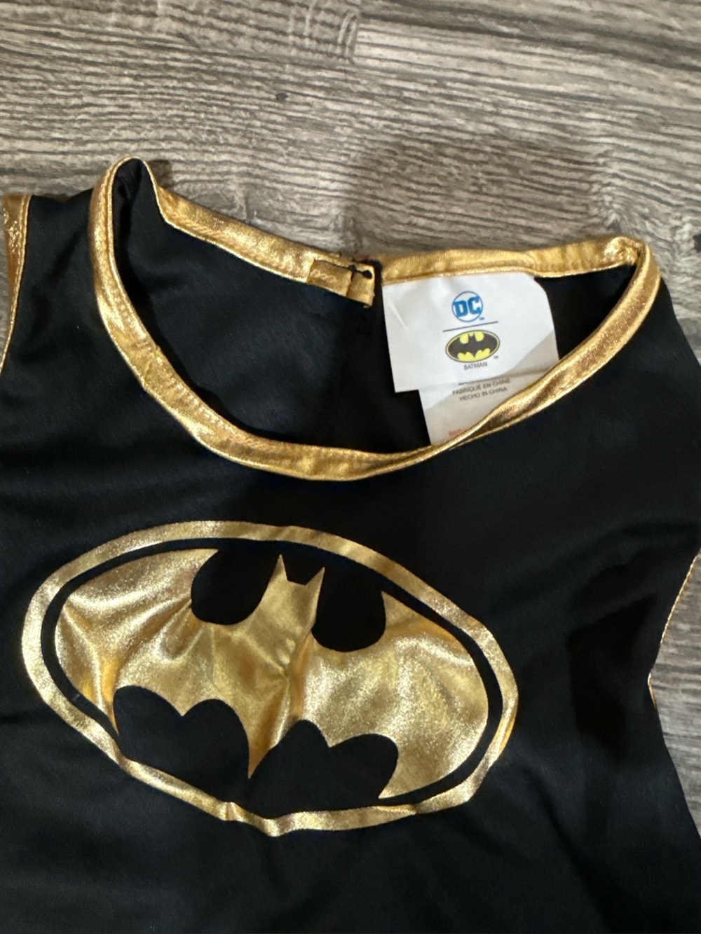DC Batgirl Costume Set in Black and Yellow - Cape, Dress, Skirt & Mask - Picture 2 of 6